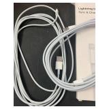 Lightning to USB sync and charging cable 2 pack