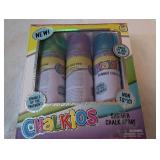 Glitter Chalk Sprays - 3ct