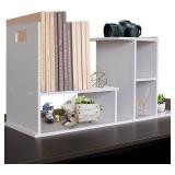 YGYQZ Desktop Bookshelf, Desk Shelf Organizer Cute Small Mini Shelves for Office