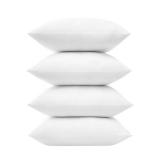 Mr. Ye Throw Pillow Inserts Cushion Inserts 18x18 Inches Down Alternative Decorative Pillow Inserts Fluffy Square Form Sham Stuffer for Sofa, Bed and Couch, Set of 4, White