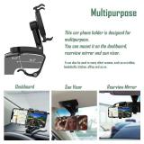 YAOKEEP Universal Car Phone Holder Mount,360 Degrees Rotation Dashboard Phone Holder [Upgrade Clip Never Fall],car Phone Mount for iPhone,Samsung,Google,Nokia,and 4 to 7" Smartphones