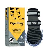 DOK TigerToes Premium Neoprene Dog Booties for Winter - Grip That Works Even When Twisted - Versatile Paw Protection That Prevents Licking, Slipping, and are Great Booties for Dogs Paws (Medium)