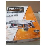 Ridgid R4021 120-Volt 6.5 Amp Corded 7 Inch Self-Aligning Table Top Wet Tile Saw (New Open Box) - Retail: $293.46