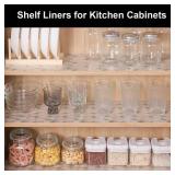 Cooyes Shelf Liner â Premium Cabinet Liner for Kitchen â Non-Slip Shelf Liners for Kitchen Cabinets â Waterproof Shelf Paper with Modern Pattern â Durable EVA Cabinet Liners