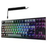 TECWARE Phantom+ Elite 87 Key RGB Mechanical Gaming Keyboard, LED Backlit, Universal Hot-Swap, Wired and Wireless, 3 Mode Connectivity, Thocky Sounding, Black Elite Wraith Brown - Retail: $80.91