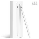 Stylus Pen for iPad, 13 mins Fast Charge for Apple iPad Pencil with Palm Rejection, Tilt Sensitivity, Work for 2018 2024 iPad Air 3/4/5/M2, iPad Mini 5/6, iPad 6/7/8/9/10, iPad Pro 11/12.9/M4