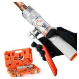 Purseter HVAC Hydraulic SWAGING tool kit for copper tubing Expanding with 3/8,1/2,5/8,3/4,7/8,1,1 1/8 Inch