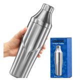 Lexenic 24oz Cocktail Shaker   Insulated Double Wall Keep Drink Chilled   No Stuck Twist Lid,Leakproof and Built in Strainer   Perfect for Home Bar  Premium Stainless Steel Drink Shaker,Martini Shaker