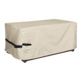 Porch Shield Patio Deck Box Storage Cover - 600D Outdoor Waterproof Tear Resistant Rectangular Fire Pit Table Covers 46 x 24 x 24 inch Beige