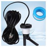 Flow Switch Assembly GLX-FLO-RP for Hayward Goldline Aquarite Salt System, Pool Flow Sensor Suitable for Hayward Salt Cell and Chlorine Generator, with 15-Foot Cable Flow Switch