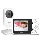 VTimes Baby Monitor with Camera and Audio, Video Baby Monitor No WiFi Night Vision, 2.4" LCD Screen Portable Baby Camera VOX Mode Pan-Tilt-Zoom Alarm and 1000ft Range, Ideal for Baby/Elderly/Pet