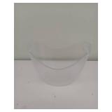 Yesland Ice Bucket Frosted Plastic 3.5 Liter Storage Tub - Perfect for Wine, Champagne or Beer Bottles