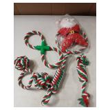 Christmas Dog Chew Toy Set 6pcs