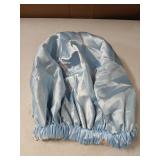 Satin Bonnet Cap Blue