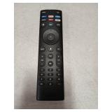 Vizio Remote Control (XRT140) with Vudu/Netflix/Prime/Disney/Hulu/Redbox Keys - Black