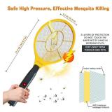 DEVOGUEÂ® Electric Fly Swatter Bug Zapper Battery Operated Flies Killer Indoor & Outdoor Pest Control Mosquito Zapper and Insect Catcher Racket