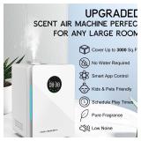 Hotel Collection Diffuser with Cold Air Technology, Aroma Scent Air Machine for Home, HVAC Scent Diffuser Cover Up to 3000 Sq. Ft | Commercial Waterless Aromatherapy Diffuser for Large Room - White - 