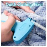 Quick Clothing Fixer, Tagging Gun for Clothing, Blue Quilt Tacking Gun, Mini Stitch Hemming Gun for Clothes, Micro Tagging Stitch Tool Gun Kit for Clothing with 500 White & 500 Black Micro Fasteners