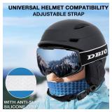 DBIO Ski Goggles   OTG UV Protection Anti fog Snow/Snowboard Goggles for Men Women Adult Youth