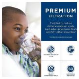 GE RPWFE Refrigerator Water Filter, Genuine Replacement Filter, Certified to Reduce Lead, Sulfur, and 50+ Other Impurities, Replace Every 6 Months for Best Results, Pack of 1