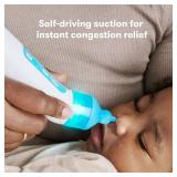 Frida Baby Electric NoseFrida Nasal Aspirator for Baby, Nose Sucker for Baby & Toddler, Nasal Aspirator for Congestion Relief with 3 Suction Levels, 2 Silicone Tips, USB Rechargeable