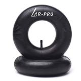 AR PRO 4.10/3.50 4 Heavy Duty Replacement Inner Tube with TR 13 Straight Valve Stem (2 Pack)   for Wheelbarrows, Mowers, Hand Trucks and More