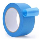 Lichamp Blue Painters Tape, 1 Pack 1.9 inch by 55 Yards Paper Tape, Blue Masking Tape for Crafts Arts