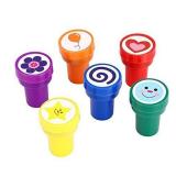 Stamps for Kids, LUCKYBIRD S1118 Best Self Inking Plastic Fun Stamps Set, 6 Count