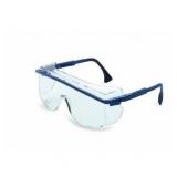 Honeywell Uvex Astrospec OTG 3001 Eyewear Clear Lens Polycarbonate Uvextreme AF Blue Frame - Retail: $117.32