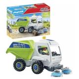 PLAYMOBIL City Action 71432 Sweeper, City Cleaning, Rotating Sweeping Brushes, Toy for Children from 4 Years Retail $44.96