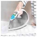 Steamfast SF 760 Portable Cordless Steam Iron, With Carrying Case, Non Stick Sole Plate, White