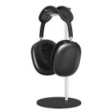 SHUOSUO Headphone Stand Aluminum, Headset Holder with Solid Base for Desk, Compatible with AirPods Max, Beats, Bose, B&O, Sony, Sennheiser, etc (Black)