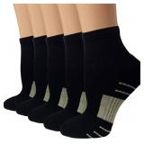 Iseasoo 5pk Copper Compression Socks for Men & Women Circulation-Ankle Plantar Fasciitis Socks Support for Athletic Running