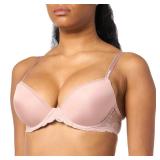 Seductive Comfort with Lace Demi Bra 36A