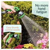 ALMA Garden Hose Nozzle Sprayer, 10 Patterns