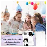 Kitty Cat Party Invites, 20 Cards