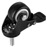 1.5 Inch Swivel Caster Wheels Set, Locking