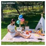 K Y KANGYUN Picnic Blanket 80" x 60"