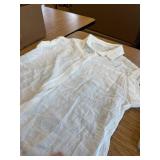 Womens Short Sleeve Cotton Button Down Shirt