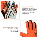 Kids Soccer Goalkeeper Gloves Strong Grip