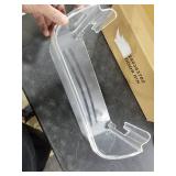 AMI PARTS 240363702 14.3in(L)x4.2in(W)x5.5in(H) Clear Refrigerator Door Bin Side Shelf for Frigidaire, Kenmore Refrigerator - Replaces 240363704, 240363705, 240363708, AP2116106, PS430207