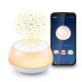 VTech BC8213 V-Hush Junior Sleep Training Soother with 40 Stories/Songs/Sounds & Record Your own Voice. Portable Bluetooth HD Speaker, 250+ Multi-Color Night Light, Ceiling Projector