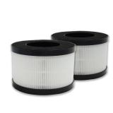 PUREBURG Replacement Filters Compatible with HIMOX AP01 H01 Air Purifier,2-Pack H13 HEPA 3-Stage Filtration Activated carbon 2-IN-1 Air Clean Dust VOCs