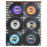 Vintage 45 Records lot of 6 various vinyls