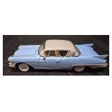 National Motor Museum Mint die-cast model 1958 Baby blue Cadillac Eldorado