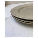 3 tan plates (made in China)