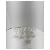 8 Wine Glasses