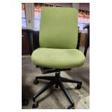 (2) Lime Green Office Chairs