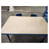 4ft Adjustable Height Table And 9 - 12in Little Kid Chairs