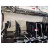 Lot Of Assorted Monitors And Dual Monitor Holder